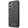 Guess GUHCS23SG4GFGR S23 S911 szary/grey hardcase 4G Metal Gold Logo